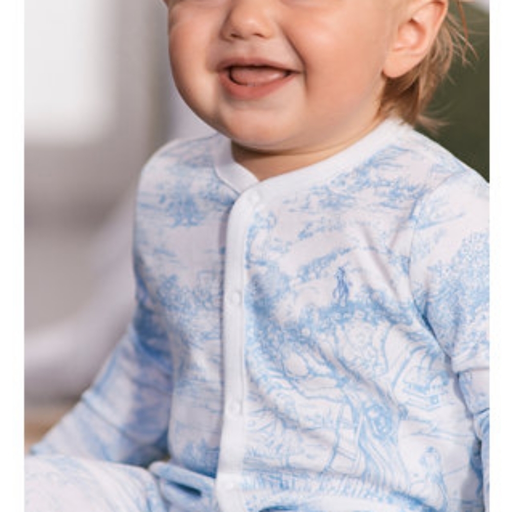 RALPH Lauren | Footed Toile Pajamas - Picture 11 of 11
